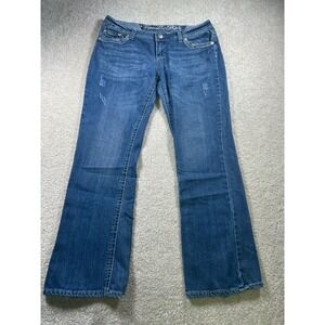 Vanilla Star Womens Bootcut Jeans Size 15 Blue Denim‎